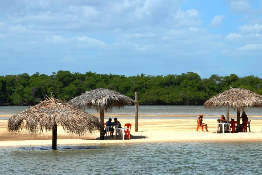 Loft a 50 m da Passarela do Caranguejo-Oceano Azul-Novo Aracaju Exterior foto